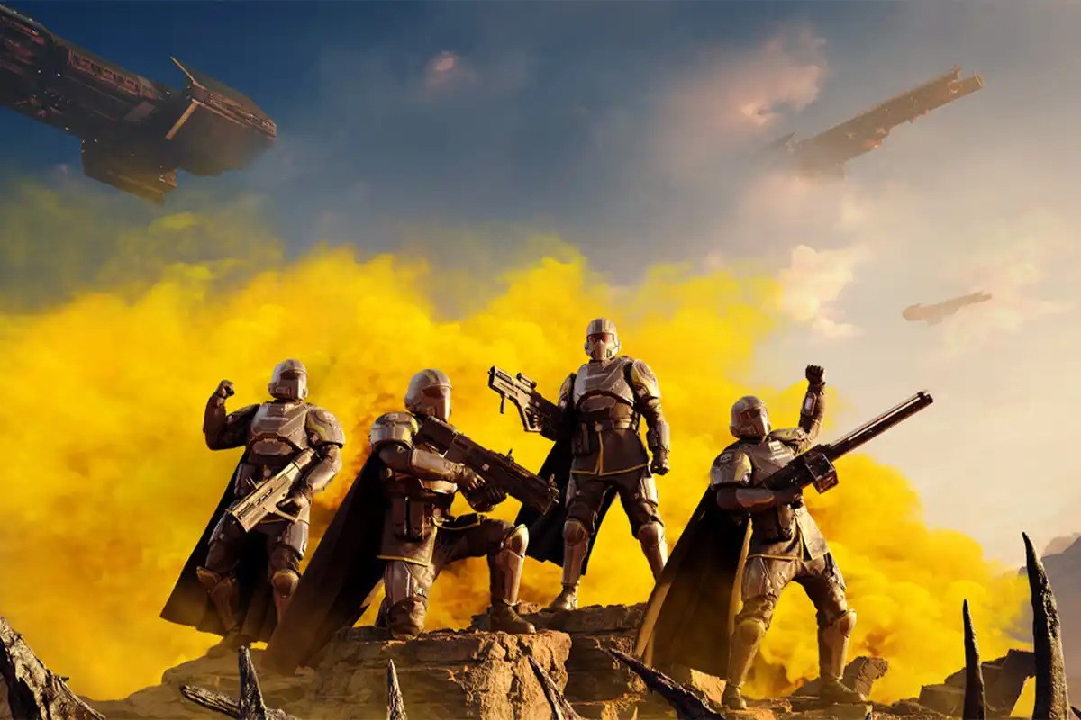 ‘Helldivers 2’ has you take on the real-time battle between Super Earth and its insect and robot enemies across the galaxy. (Supplied)