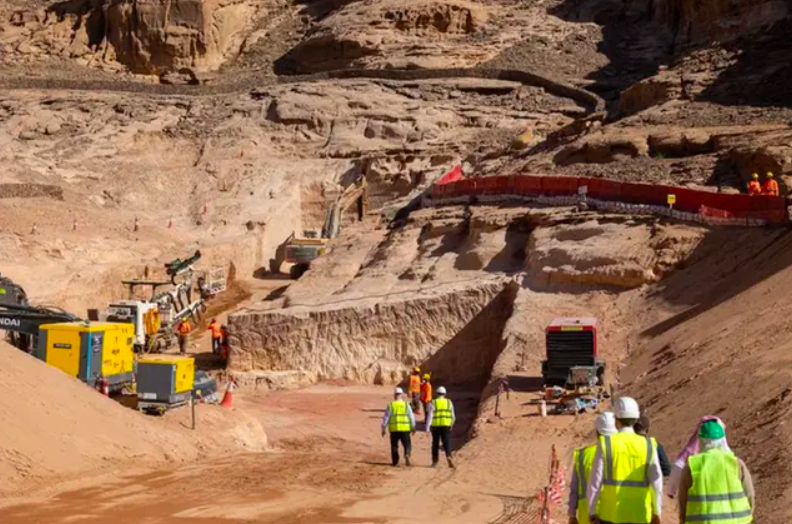 Sharaan Resort excavation. Royal Commission for AlUla