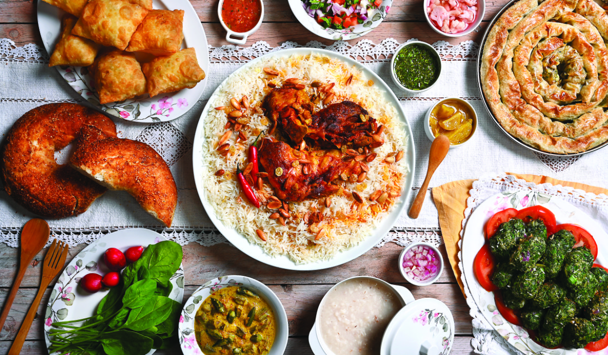 For visitors and pilgrims, sampling traditional Saudi iftar staples is a way to explore the diverse flavors of the Kingdom. (Visit Saudi/Supplied)