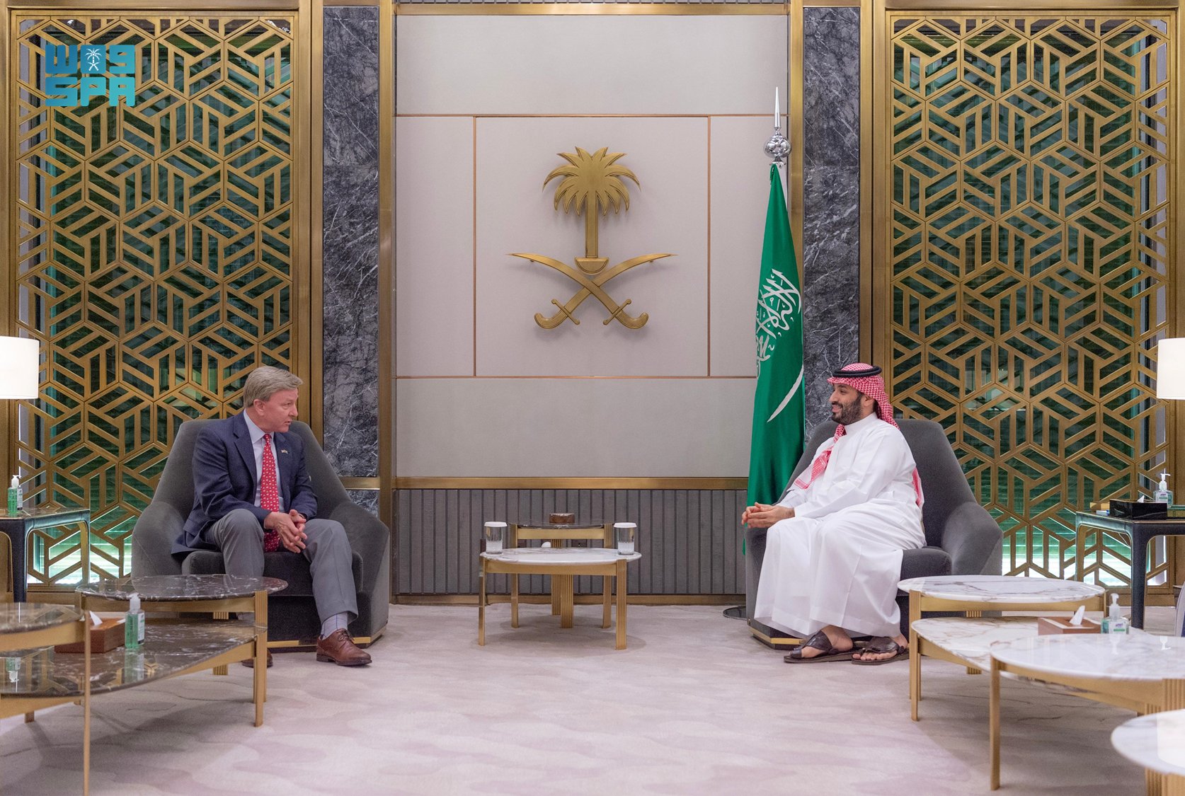 The meeting discussed bilateral relations and cooperation, in addition to issues of mutual interest. (SPA)
