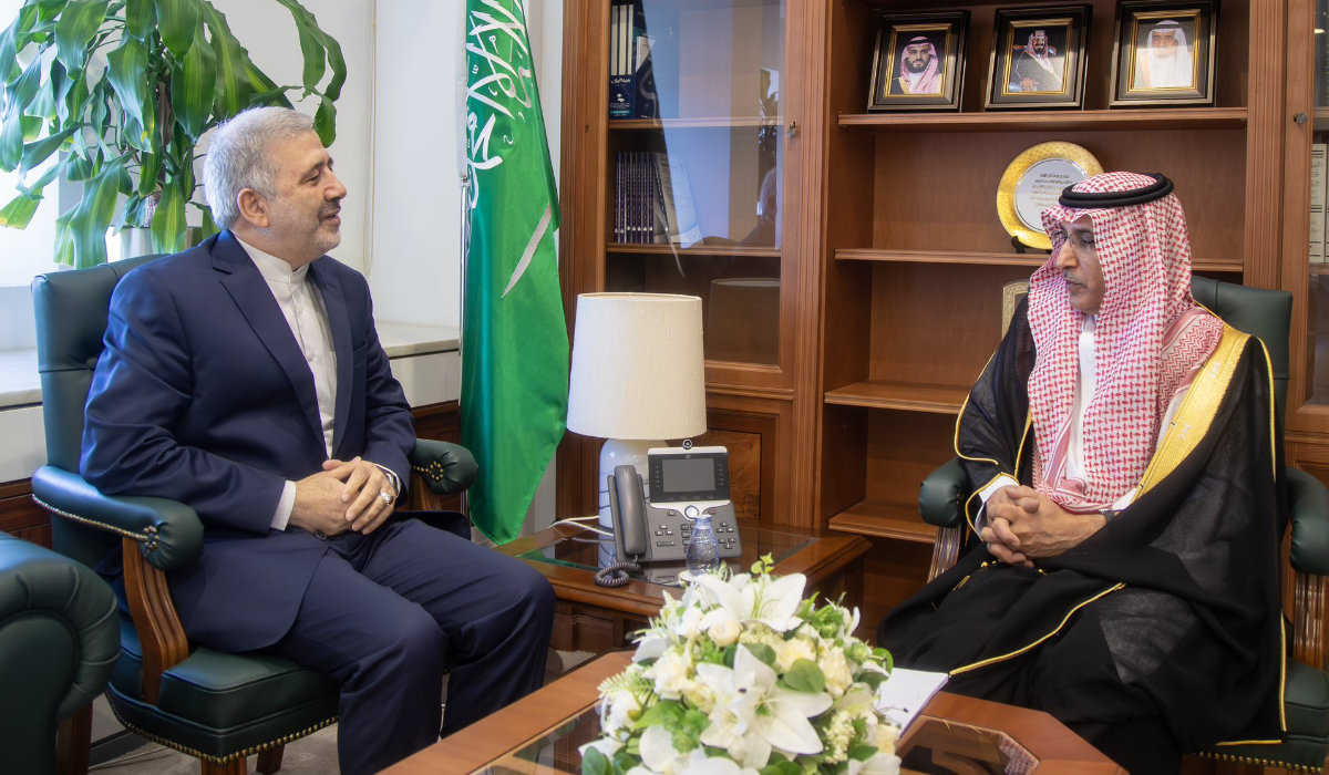 Minister receives Iranian ambassador in Riyadh