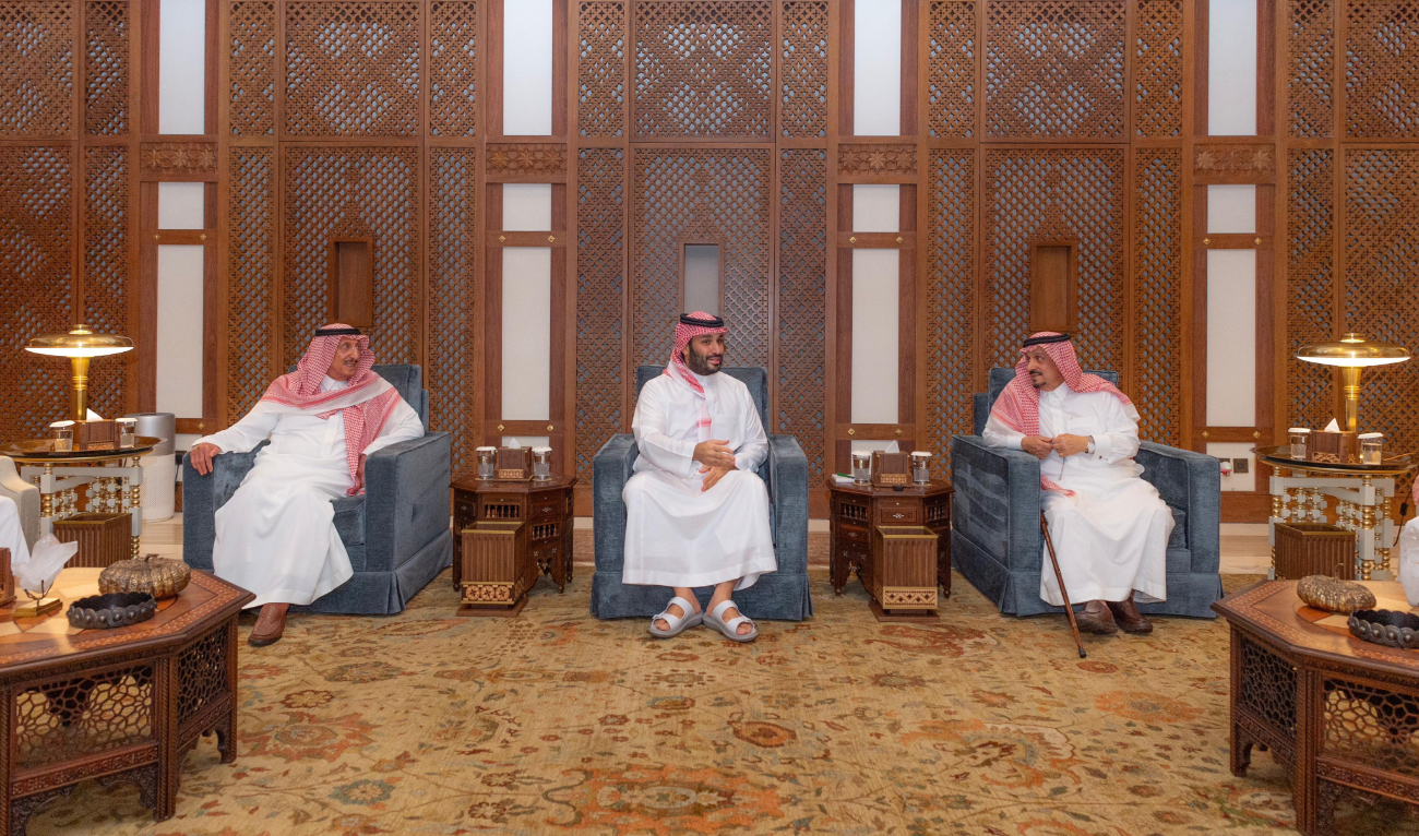 The Crown Prince was briefed on the most prominent topics discussed at the governors’ annual meeting. (SPA)