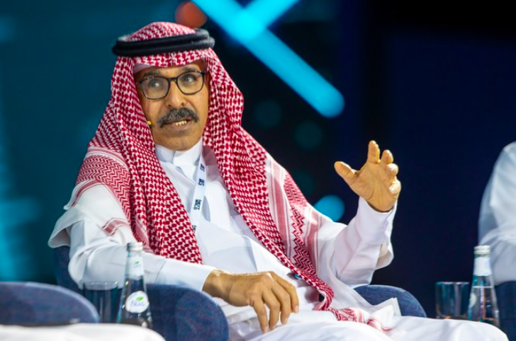 NEOM CEO Nadhmi Al-Nasr at the Next World Forum in Riyadh in 2022. File