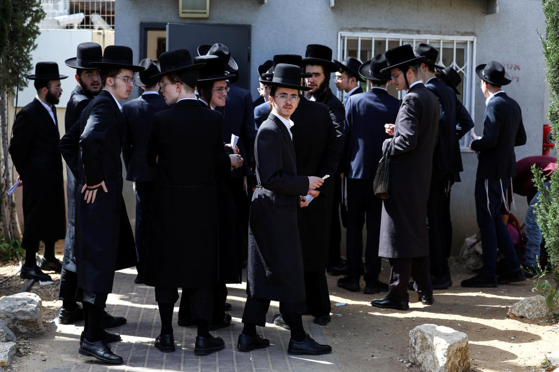 Most ultra-Orthodox want the exemptions to be extended to all religious students, saying serving in the military is incompatible with their values. (Reuters)