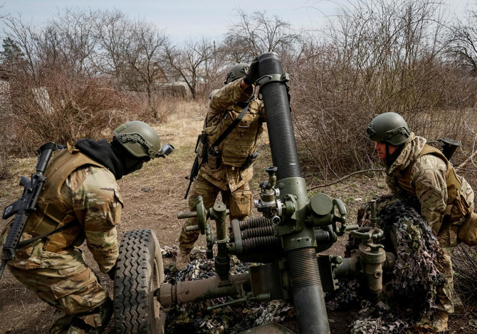 French authorities have uncovered a website containing a fake recruitment drive for French volunteers to join the war in Ukraine, the defense ministry said on Thursday. (Reuters/File)