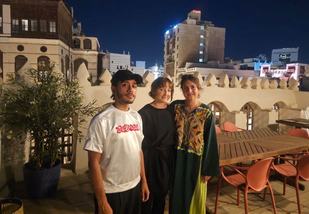 Badr Ali, Tamara Kalo and Alana Alireza. (AN Photo)