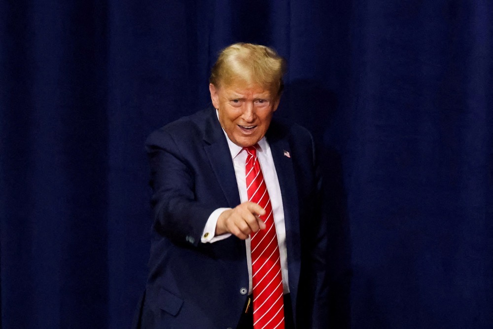 Republican presidential candidate and former US President Donald Trump. (AFP)
