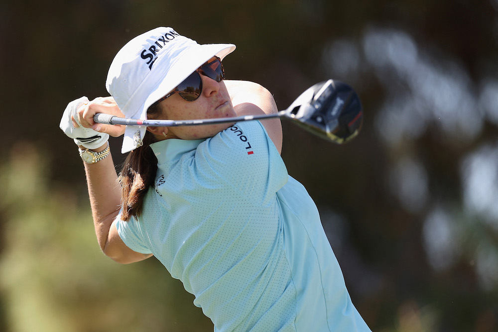 Hannah Green shoots 11-under 61 to take 1-shot lead at LPGA Ford Championship
