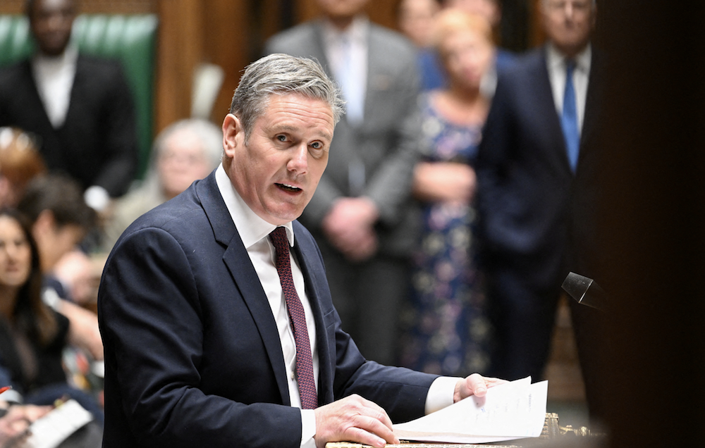 Party leader Keir Starmer’s weeks-long refusal to call for a ceasefire in Gaza last year resulted in more than 70 Labour councilors resigning from the party. (Reuters/File Photo)