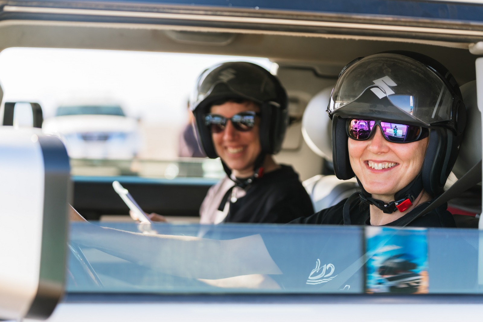 Last year’s winners, Ewelina Chlebowska of Poland and Hanna Riehle of Germany posted the highest points with 2247.733 in the second stage (AlUla -Umluj) of Rally Jameel 2024, as the winner of first stage Dania Akeel team fell to second. (Supplied)