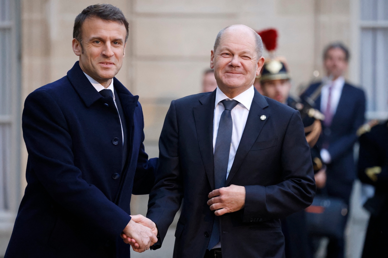 Tensions between France and Germany are starting to show a historical break from the Franco-German engine (File/AFP)