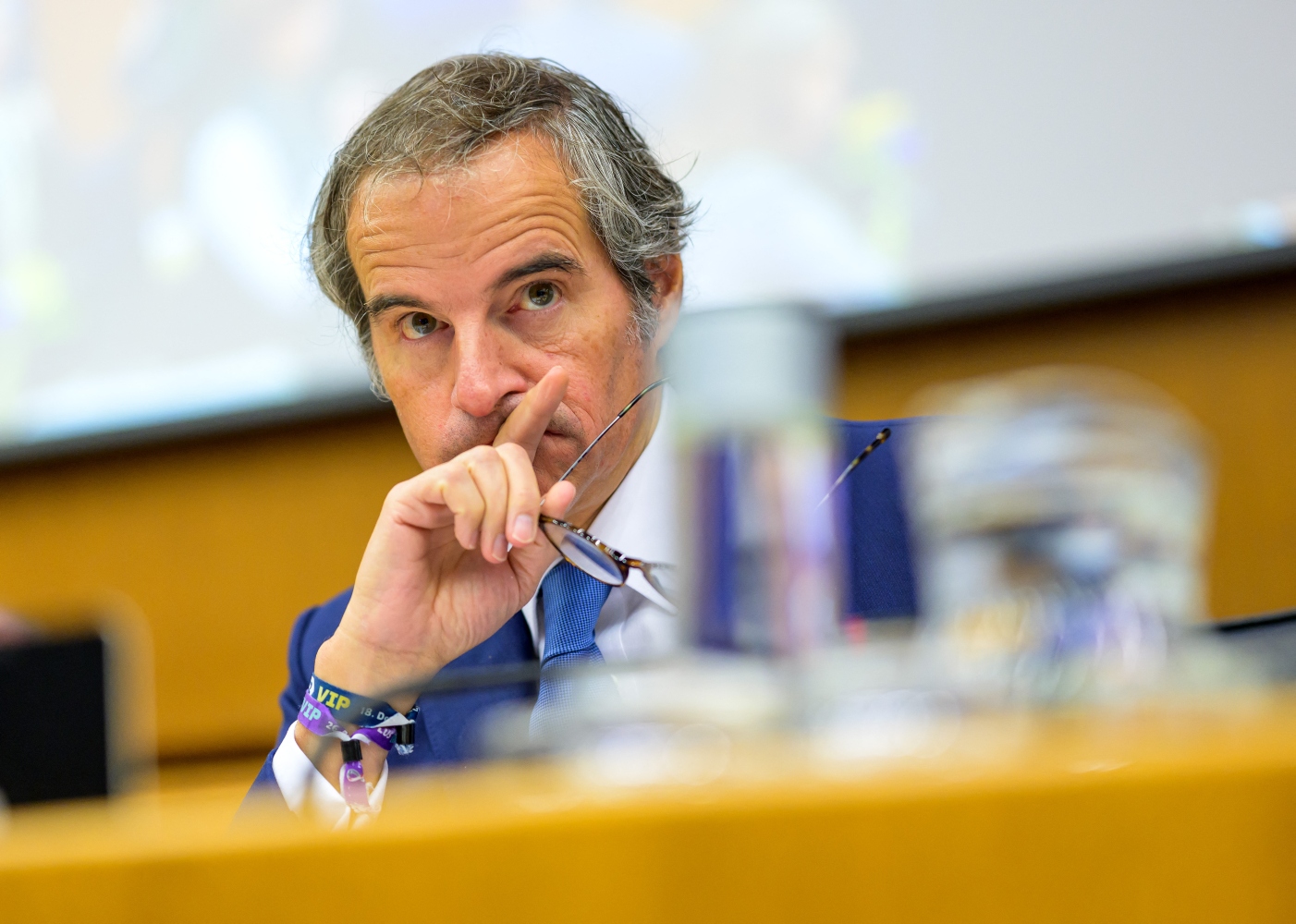 IAEA Director-General Rafael Grossi reiterated his concerns about the potential risks of nuclear proliferation in the region-AFP