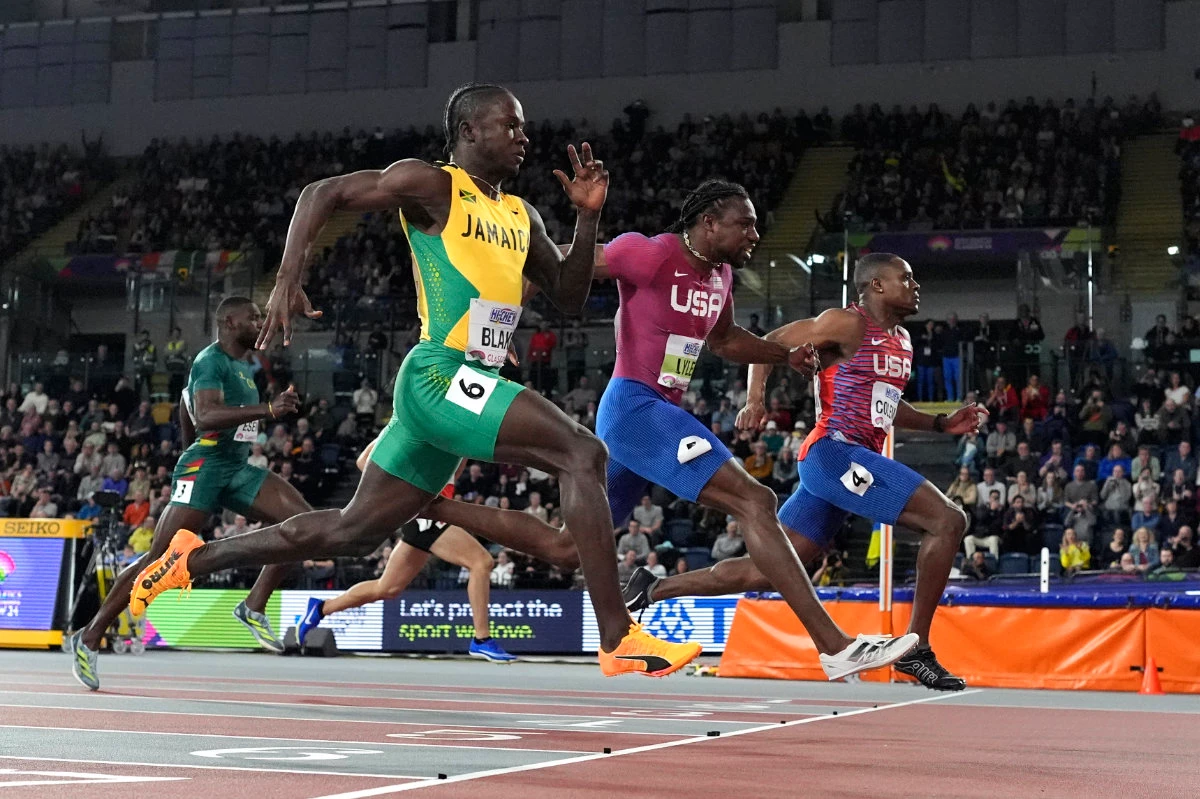 Coleman trumps Lyles, Crouser dominant in World Athletics Indoor Championships