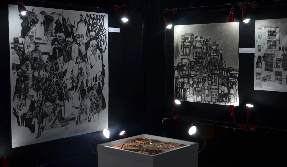 Layal Alireza's work explores the concepts of identity and culture, drawing inspiration from old Jeddah as a foundational element of her family history. (Supplied)