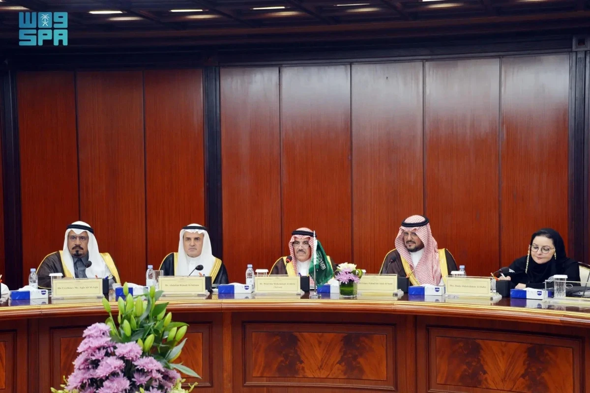 The Shoura Council members were from the body’s Foreign Affairs Committee and the UK politicians represented their nation’s Foreign Affairs Select Committee. (SPA)