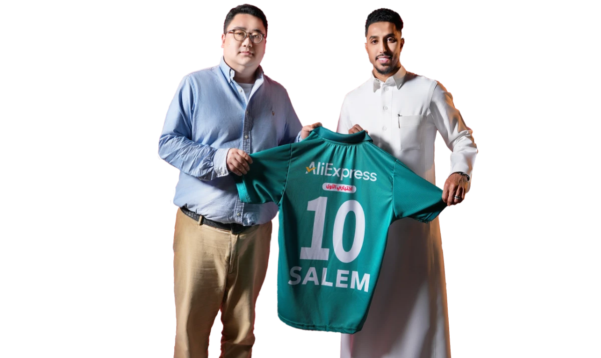 Saudi football hero Salem Al-Dawsari and rising star Feras Al-Brikan will feature in AliExpress’ marketing initiatives within the GCC in the upcoming year.