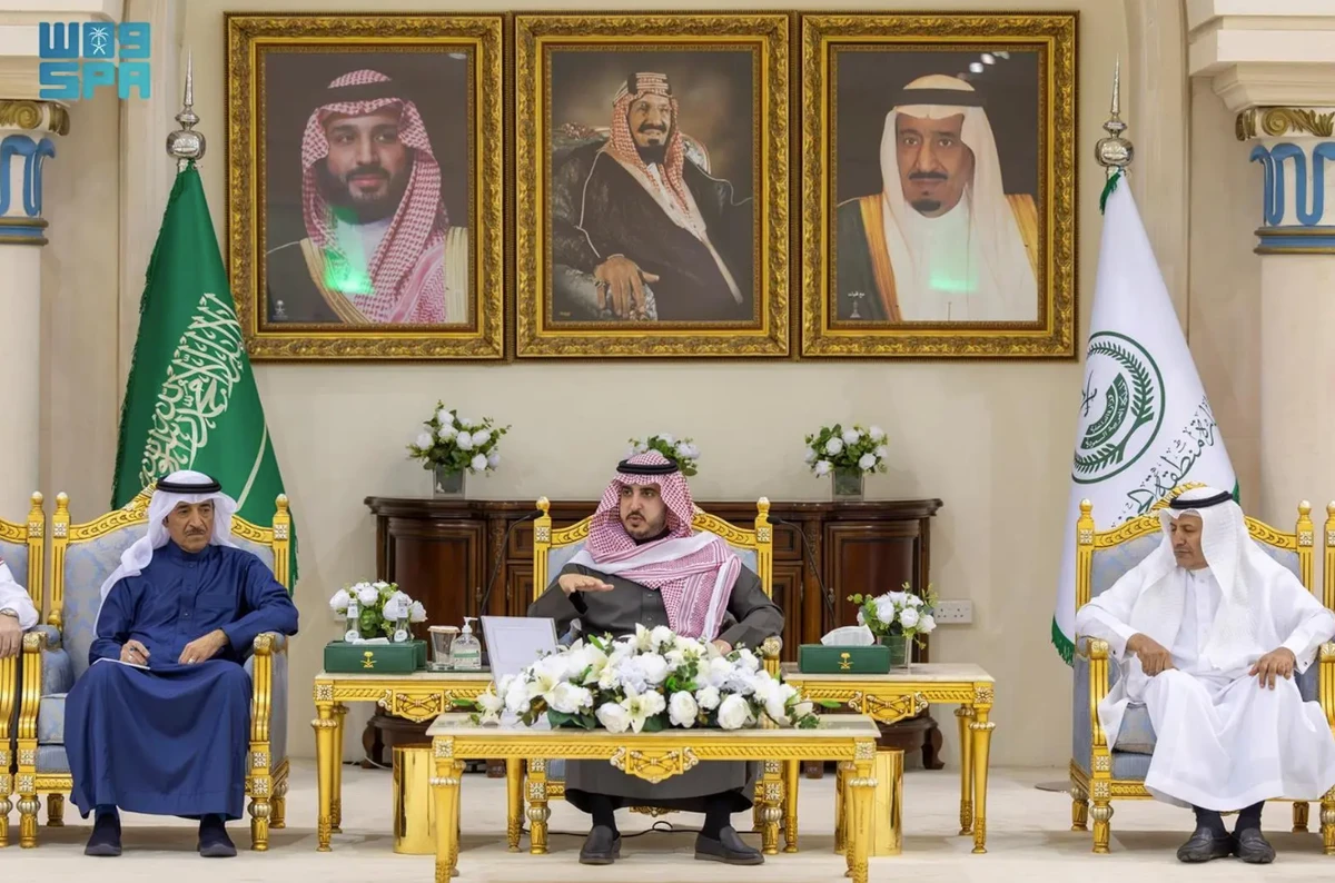 Prince Faisal bin Nawaf bin Abdulaziz during the 46th session of the “Jouf Nights” gatherings. SPA