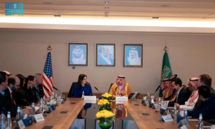 The president of the King Abdulaziz City of Science and Technology met a senior White House security official on Thursday to discuss possible future cooperation in communications technologies. (SPA)