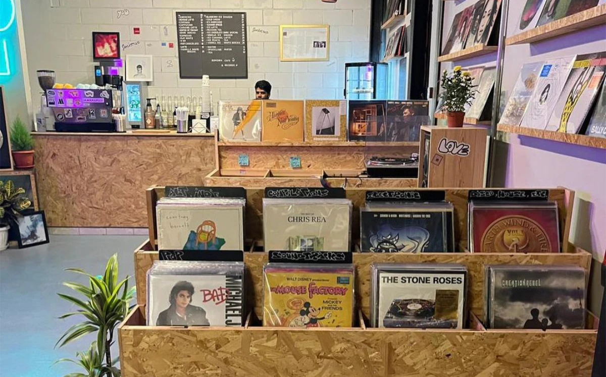 Bohemia Art Cafe is vinyl shop and cultural music hub that is now bringing together music lovers and musicians in Saudi Arabia’s capital. (Supplied)