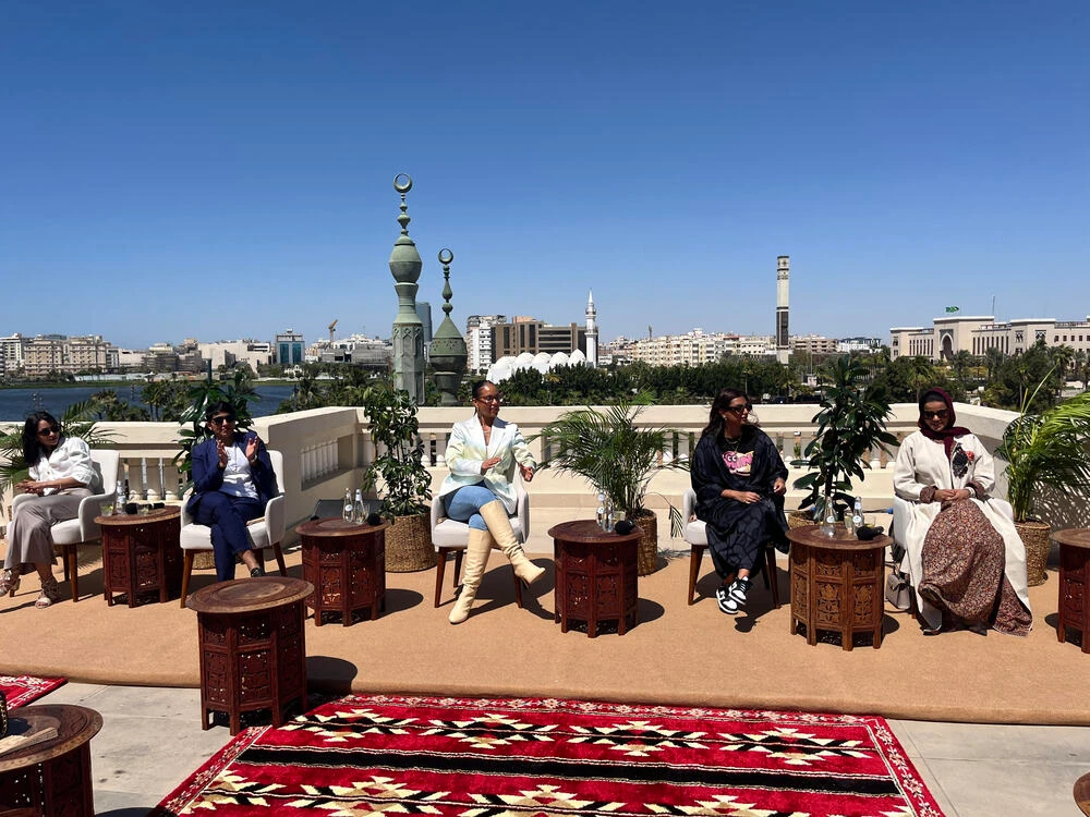 Cosmicat, Mishaal, Alicia, Huda and Noura. (AN Photo)