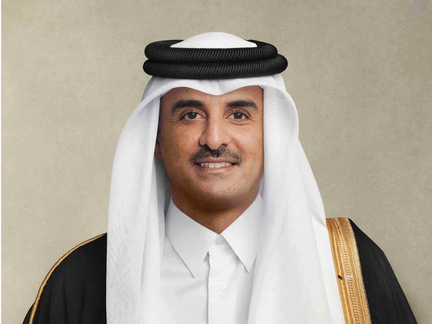 Qatar’s Emir Sheikh Tamim bin Hamad Al-Thani received phone calls from senior EU officials to discuss Gaza developments. (QNA)