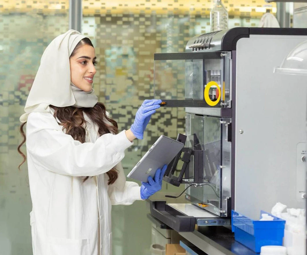 Dana Al-Sulaiman, the youngest female professor at KAUST, has conducted research that covers materials science, bioengineering and microtechnologies. (SPA)