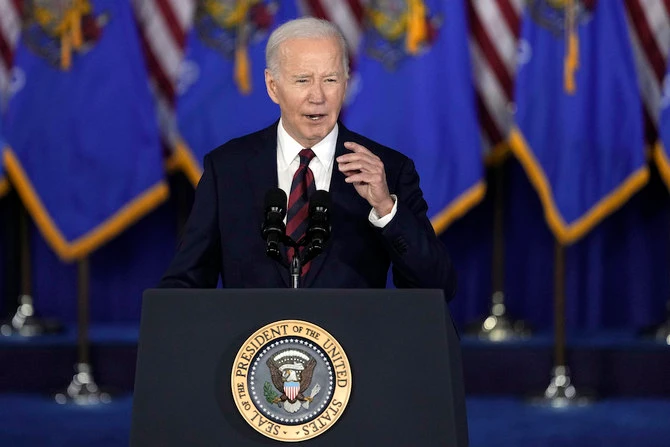 President Joe Biden speaks at an event in Milwaukee on March 13, 2024. (AP/File)