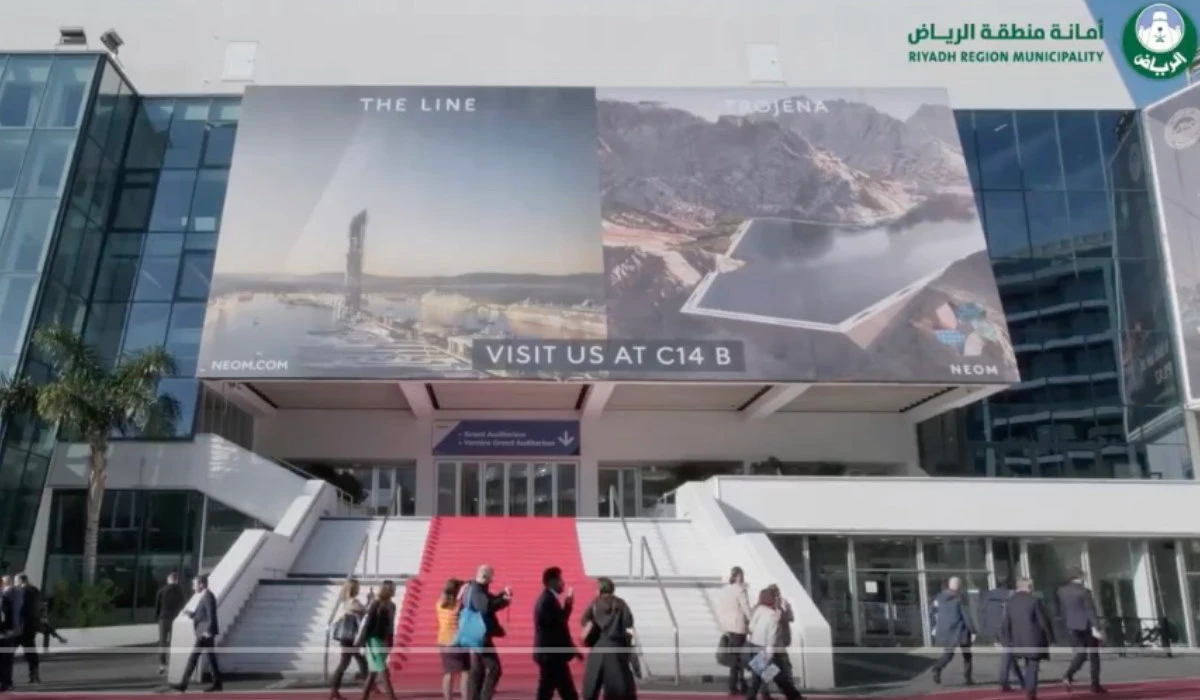 The city's municipal officials presented their development initiatives at the Global Urban Festival-MIPIM in Cannes. (Twitter @Amanatalriyadh)