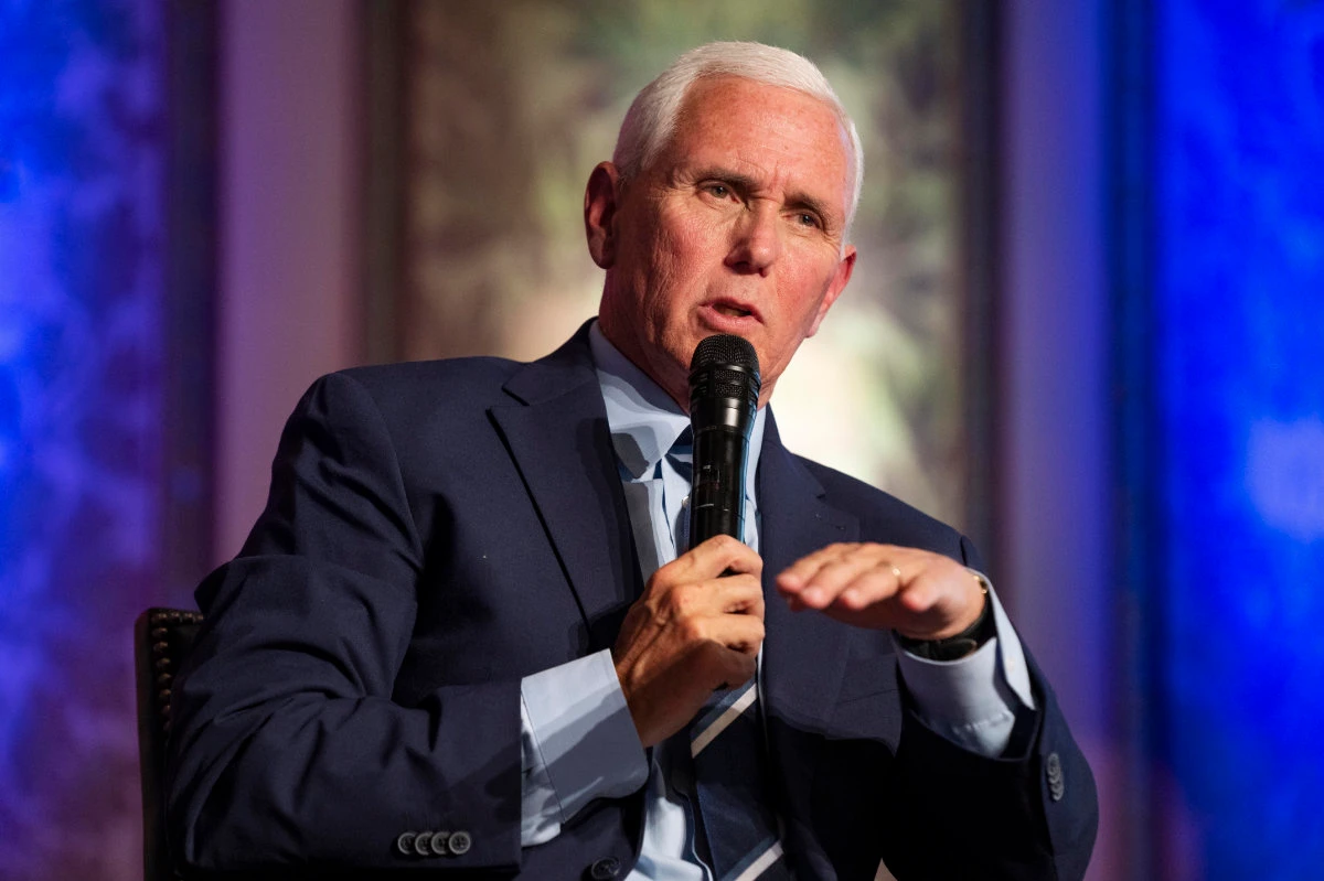 Former Vice President Mike Pence says he’s not endorsing Trump