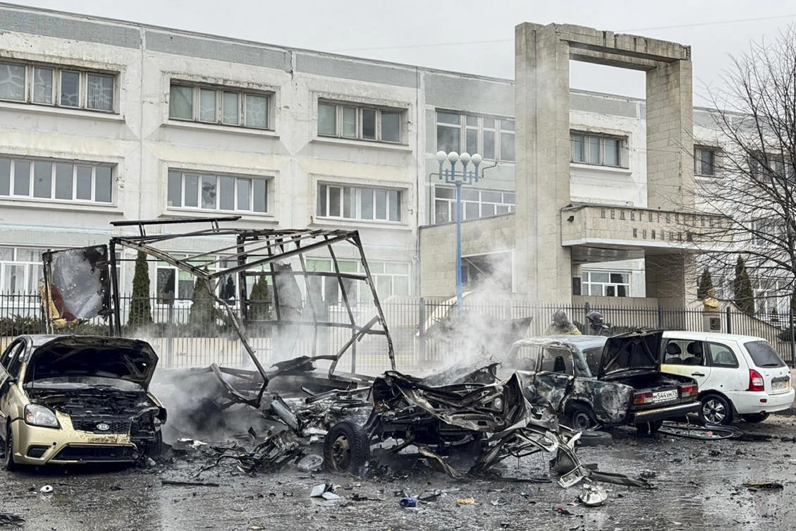 Belgorod region that borders Ukraine has seen a surge in Ukrainian attacks as Kyiv's forces ramped up strikes as the war drags into a third year. (File/AP)