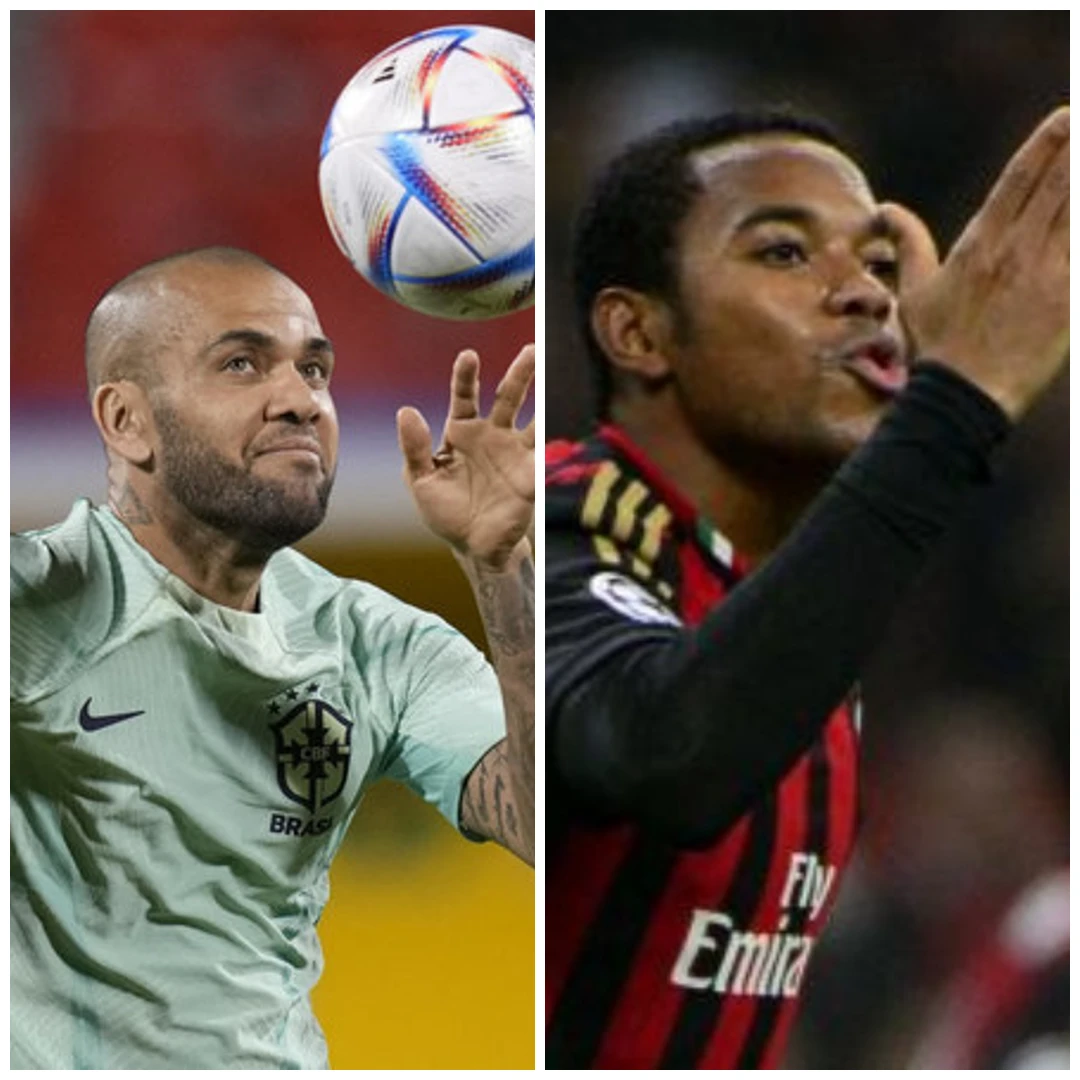 Brazil's soccer federation president Ednaldo Rodrigues said Friday that the rape convictions of former footballers Dani Alves and Robinho end “one of the most nefarious chapters” in the country's sports history. (File)