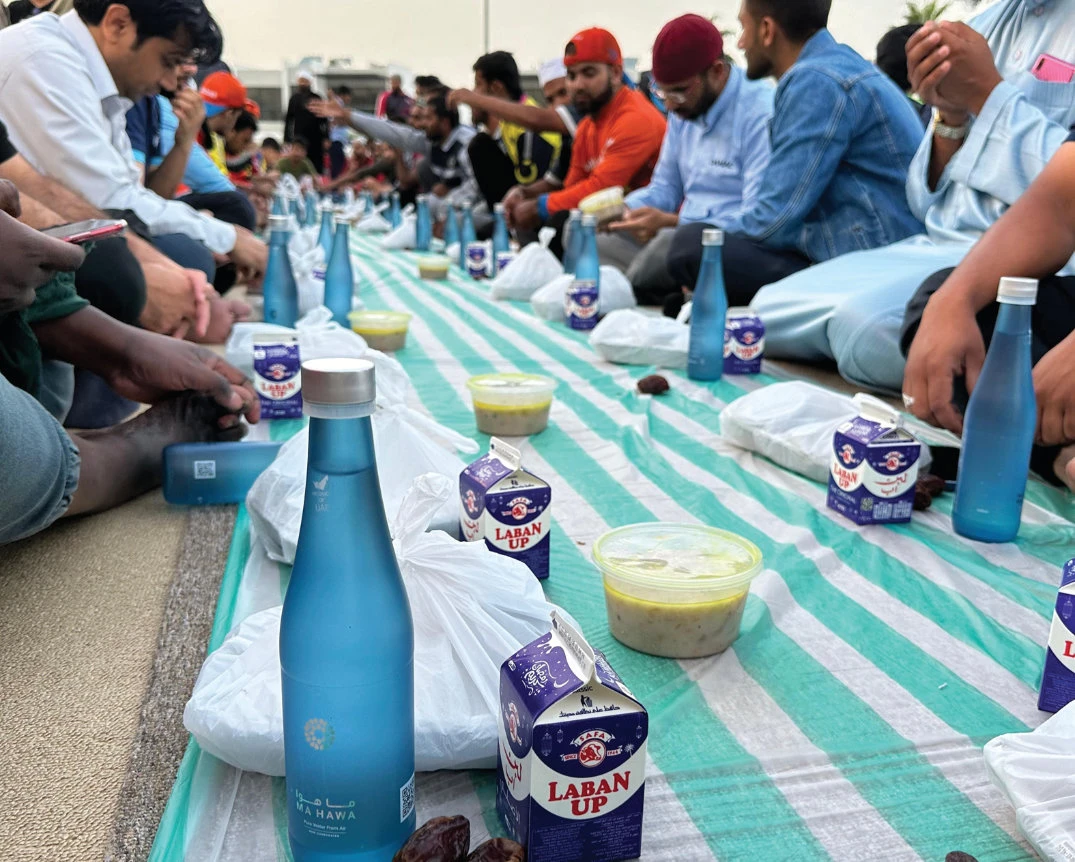 The company is distributing iftar boxes with Ma Hawa bottled water during Ramadan.
