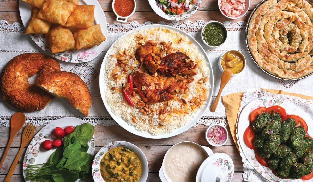 For visitors and pilgrims, sampling traditional Saudi iftar staples is a way to explore the diverse flavors of the Kingdom. (Visit Saudi/Supplied)