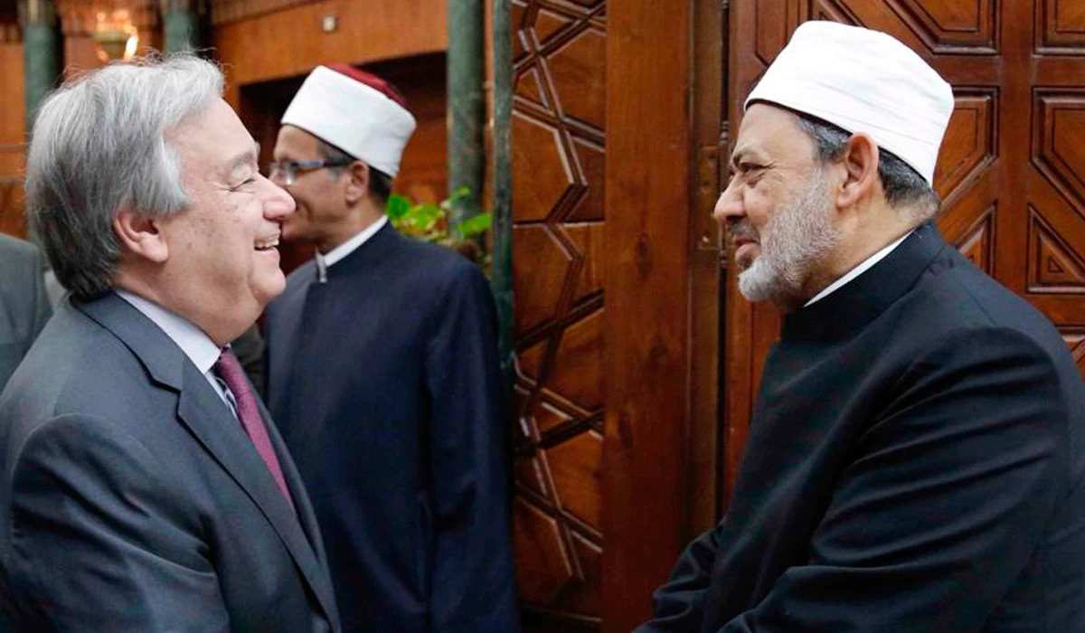 Al-Azhar Grand Imam praises Guterres for supporting Palestinian cause in Gaza