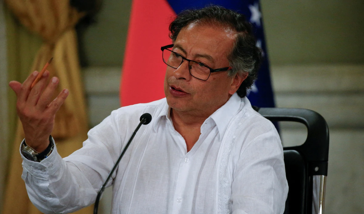 Colombian President Gustavo Petro urged nations to suspend ties with Israel if it doesn’t cease its military offensive in the Gaza Strip. (Reuters)