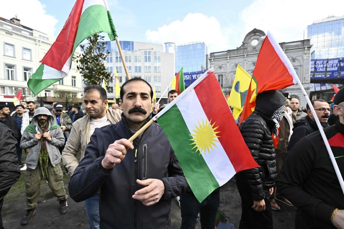 Belgium urges calm after clashes between Turks, Kurds