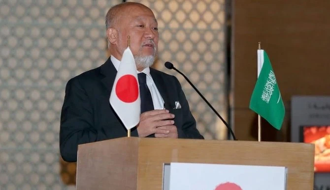 Former Japan Ambassador to Saudi Arabia Tsukasa Uemura will visit Jordan, Saudi Arabia, Qatar, and the UAE from March 27 to April 3. (File Photo/ANJ)