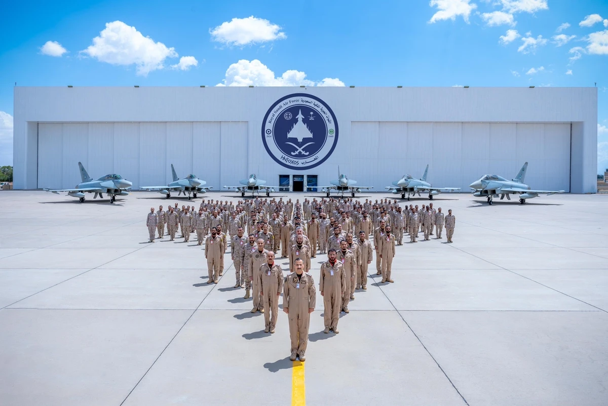 The Royal Saudi Air Force will join forces from several countries in a mixed combat air exercise at the Air Tactics Center in Greece in April. (SPA)