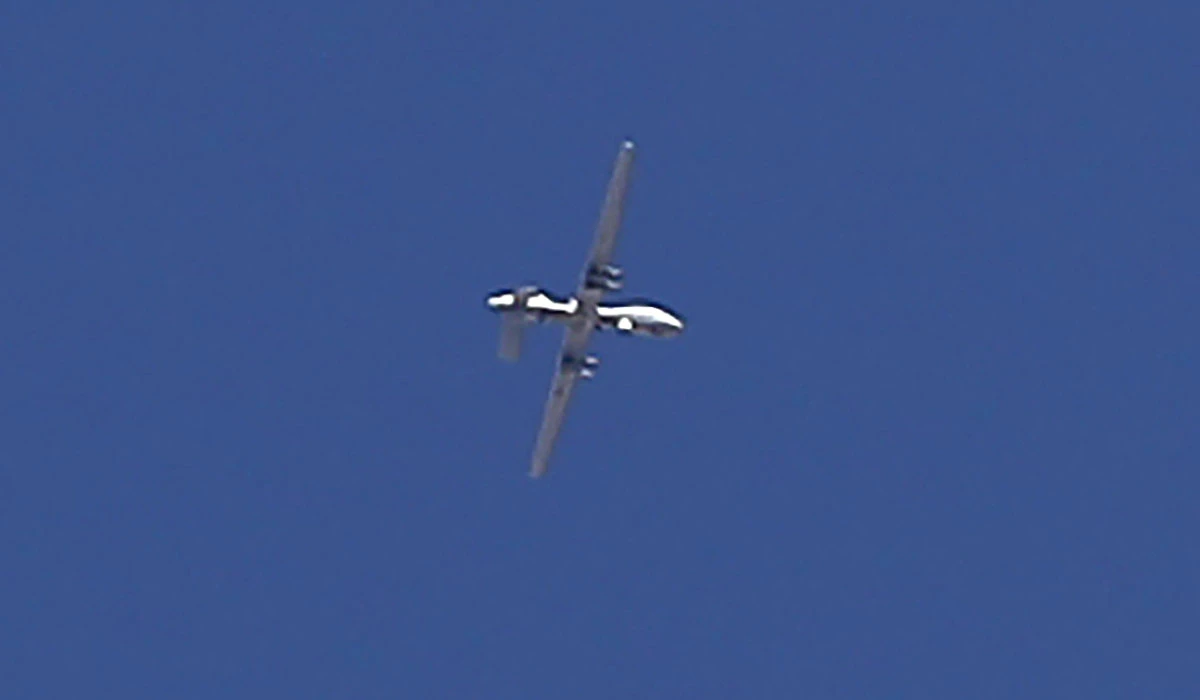A US made MQ-9 Reaper military drone flies over the Iraqi city of Mosul. (AFP file photo)