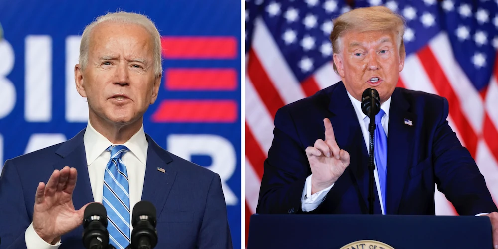 A Biden-Trump rematch leaves Arab and Muslim voters with a conundrum. (Reuters/File Photo)