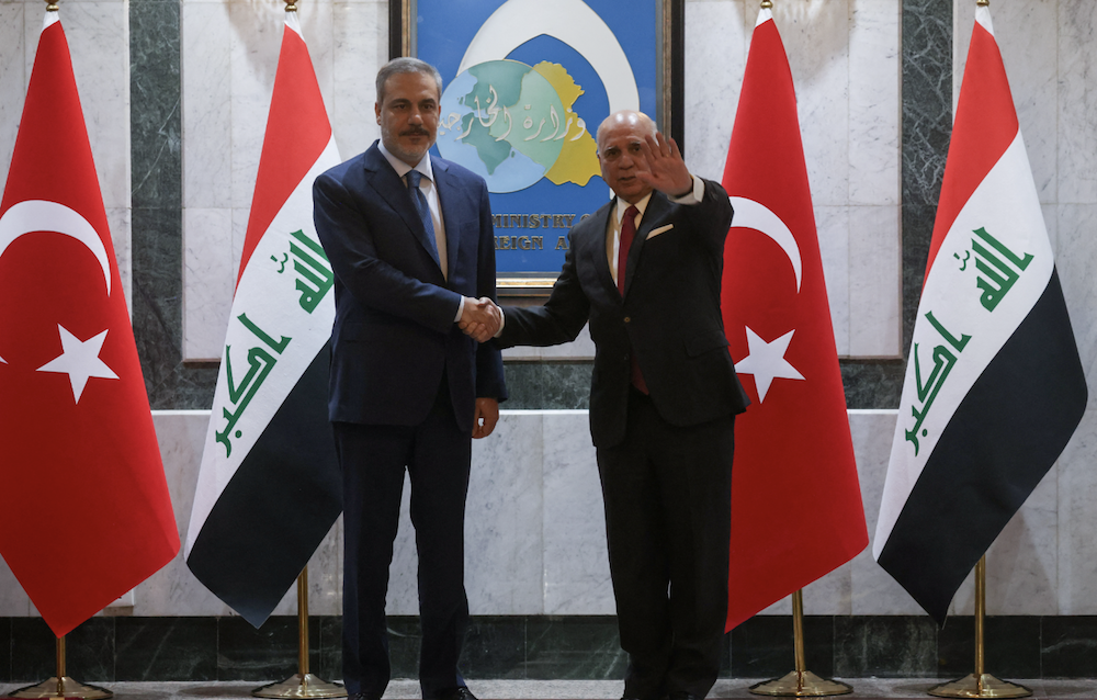 Relations between Turkiye and Iraq have certainly improved in recent times. (Reuters)