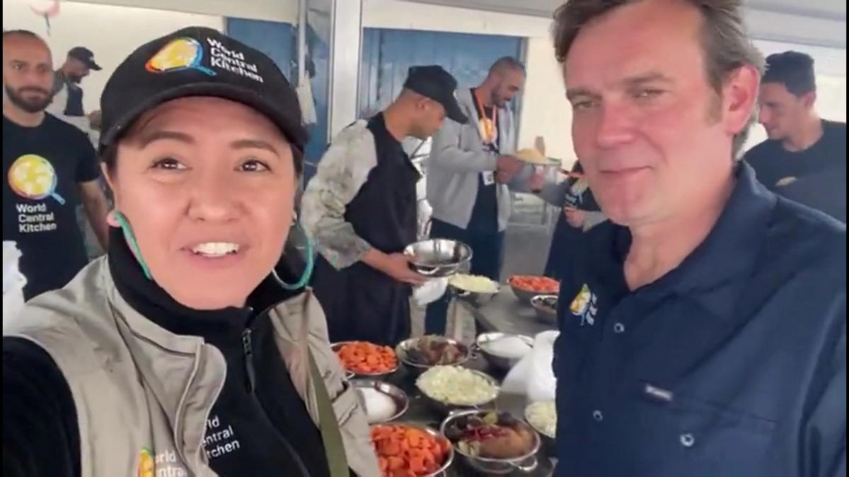 Australian World Central Kitchen (WCK) aid worker Lalzawmi “Zomi” Frankcom, who was among the WCK employees, including foreigners, killed in an Israeli airstrike according to the Hamas-run Gaza government media office, in this screengrab from a video released Mar. 25, 2024. (Reuters)