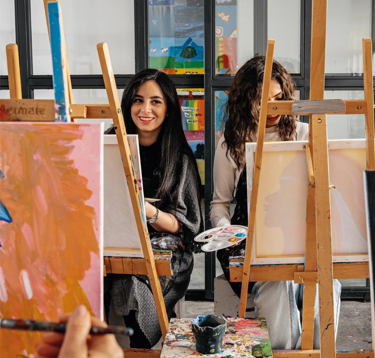 When contemplation has inspired creativity or you want a good time with loved ones, cafes and spaces like Hayy Jameel, Axes Café and Lift Studio among others offer artistic workshops and retreats for various ages. (Supplied)