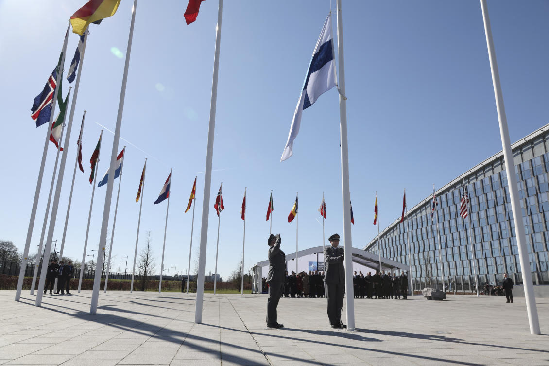 NATO began with 12 members from North America and Europe, founded in response to growing fears that the Soviet Union posed a military threat to European democracies. (AP)