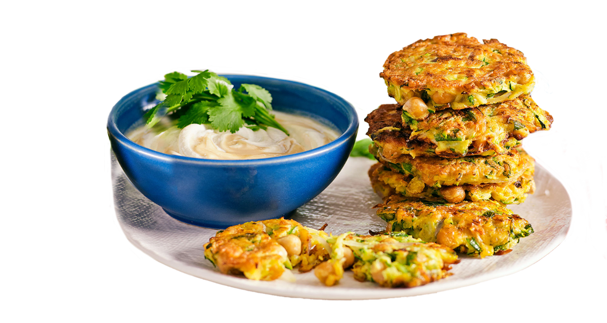 Ramadan recipes: Courgette, chickpea fritters