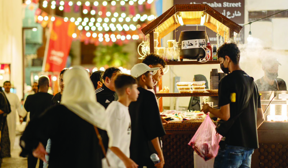 During the month, thousands explore festivities in Al-Balad historic district in Jeddah and other Ramadan markets that also offer popular regional snacks and dishes. (Ramadan Season/Supplied)