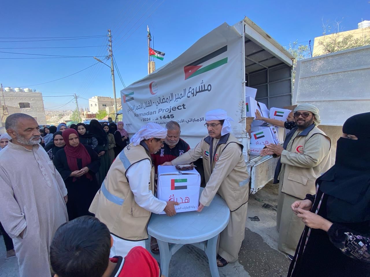 Third UAE aid ship carrying 4,630 tonnes of relief supplies arrived at Egypt’s El-Arish port. (WAM)