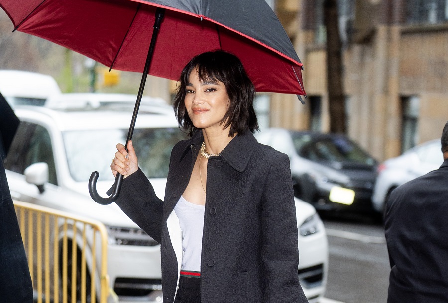 Sofia Boutella has been spotted out and about in New York as she promotes upcoming Netflix film 'Rebel Moon — Part 2: The Scargiver.' (Getty Images)