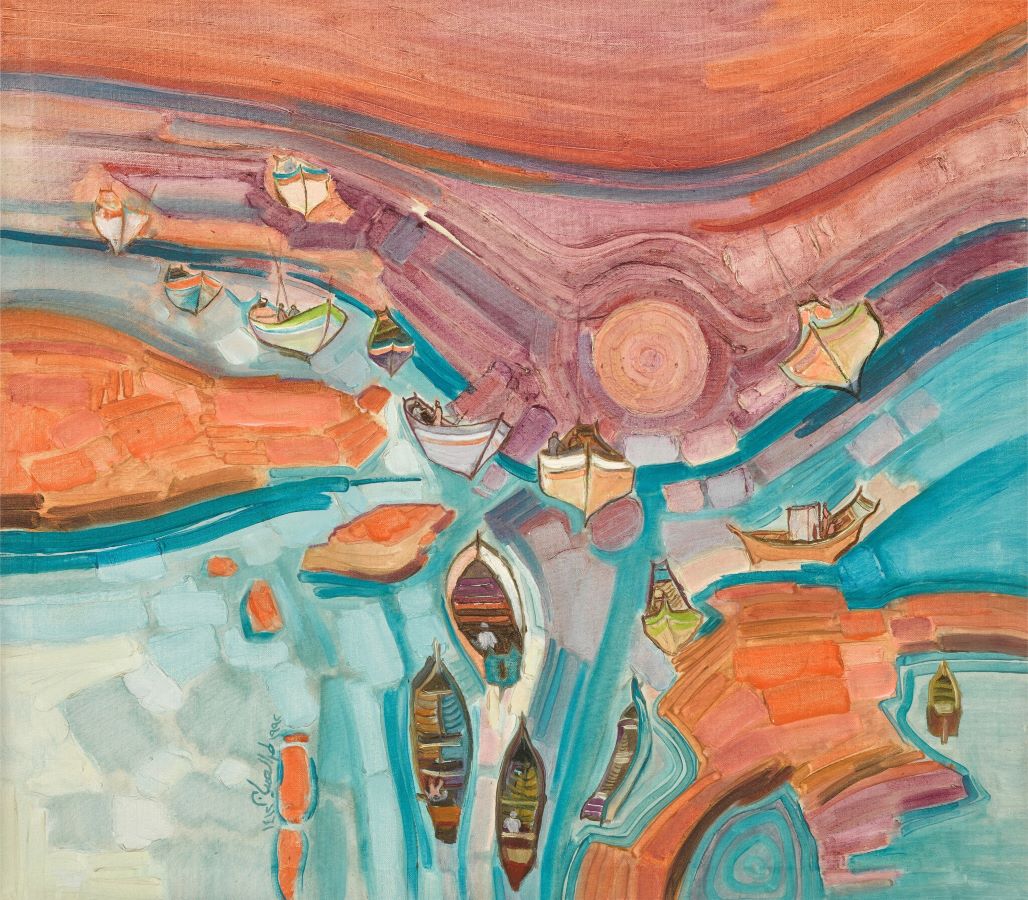 Taha Al-Sabban’s ‘Untitled (Boats).’ (Supplied)