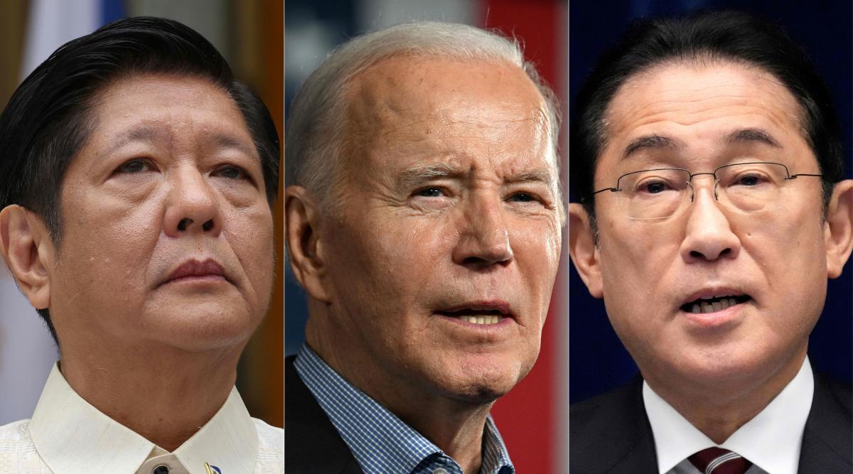 Later on Thursday Biden will host the first trilateral summit between Japan, the Philippines and the United States, to support Manila amid tensions with China. (AFP)